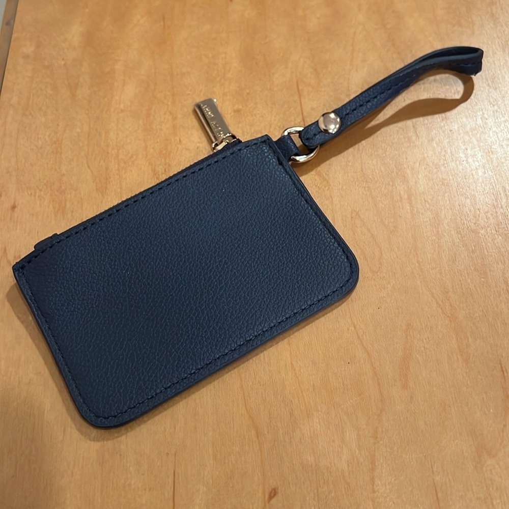 NWOT: Anne Klein Navy Wristlet Card Holder - Picture 2 of 2